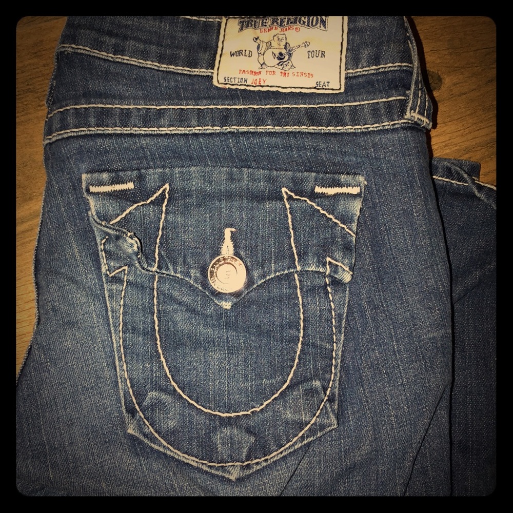 True Religion Size 27, Section Joey, Dark Denim